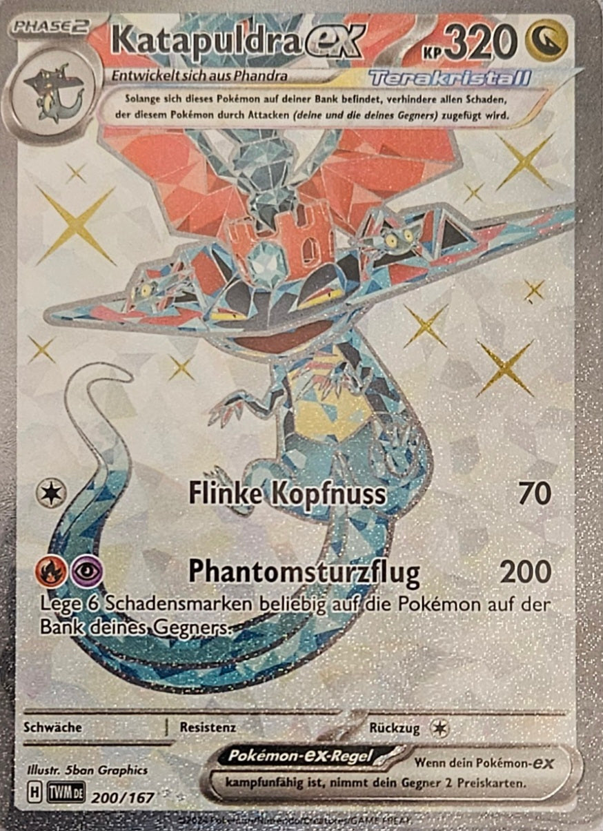 Katapuldra EX - TWM 200/167 (Boosterfrisch & Deutsch)