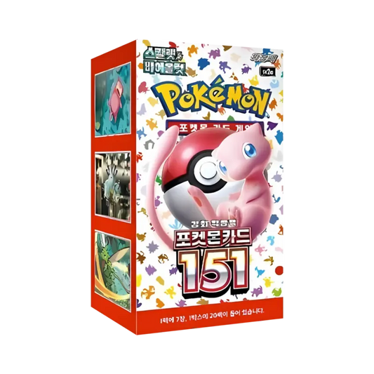 Pokémon-Scarlet - Violet – 151- Display -KOR-tcg-tor