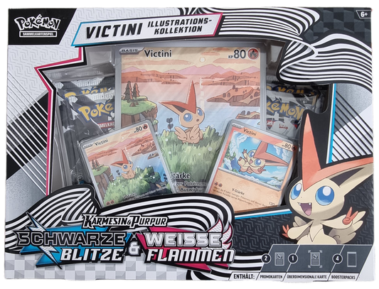 Pokemon - Schwarze Blitze & Weiße Flammen (KP10.5) - Illustrations-Kollektion Victini [DE] tcg tor