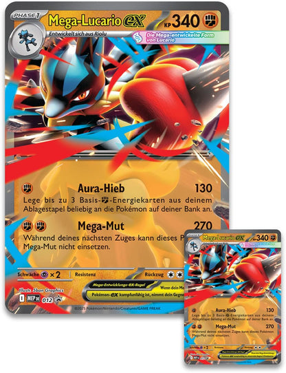 pokemon mega-lucario ex figuren kollektion tcg tor 5